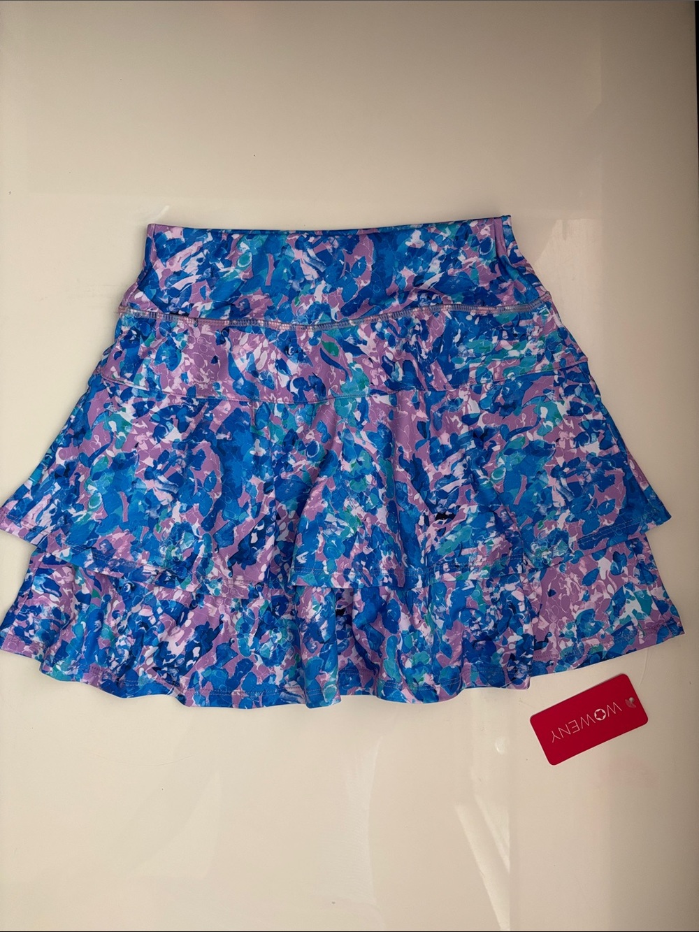 Women's Blue & Purple Tiered Skater Skirt Skort Tennis 🎾 Golf ⛳️